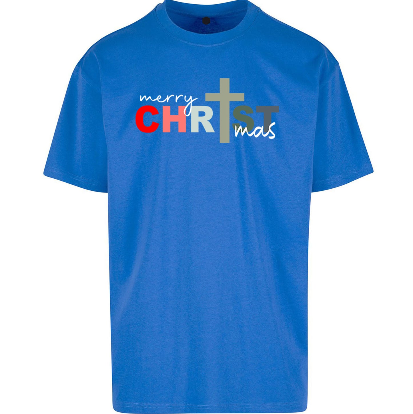 Christ Christmas Oversized T Shirt