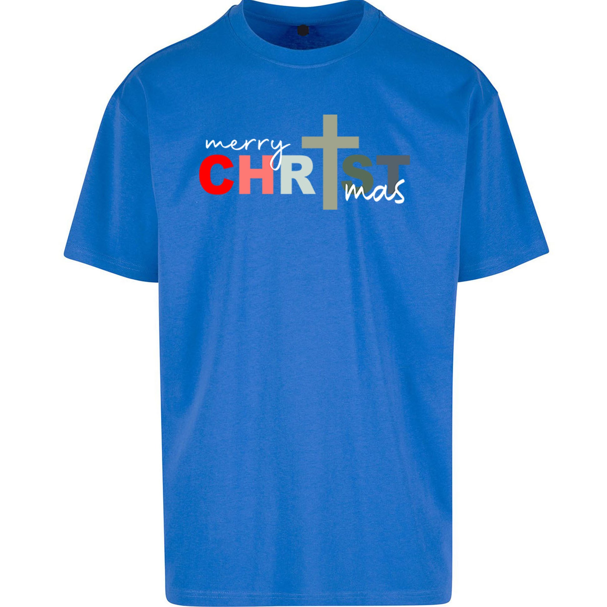 Christ Christmas Oversized T Shirt