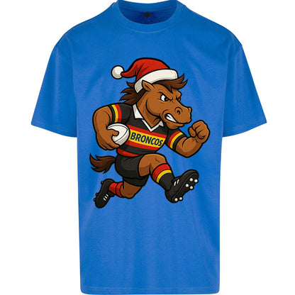 London Broncos Christmas Oversized T Shirt