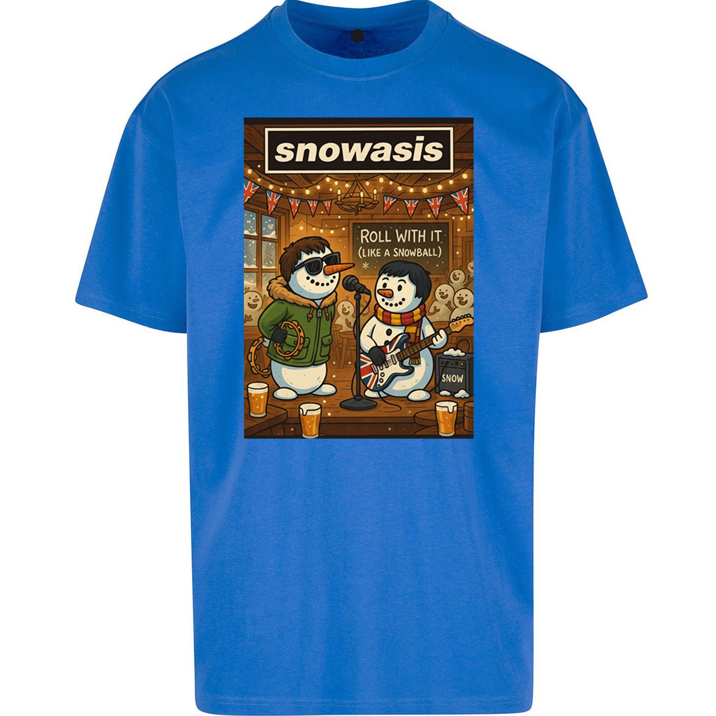 Snowasis Christmas Oversized T Shirt