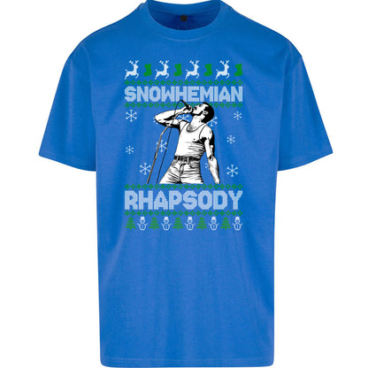 Freddie Mercury Christmas Oversized T Shirt