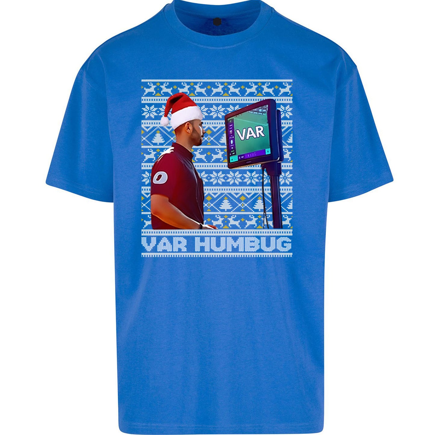 VAR Christmas Oversized T Shirt 
