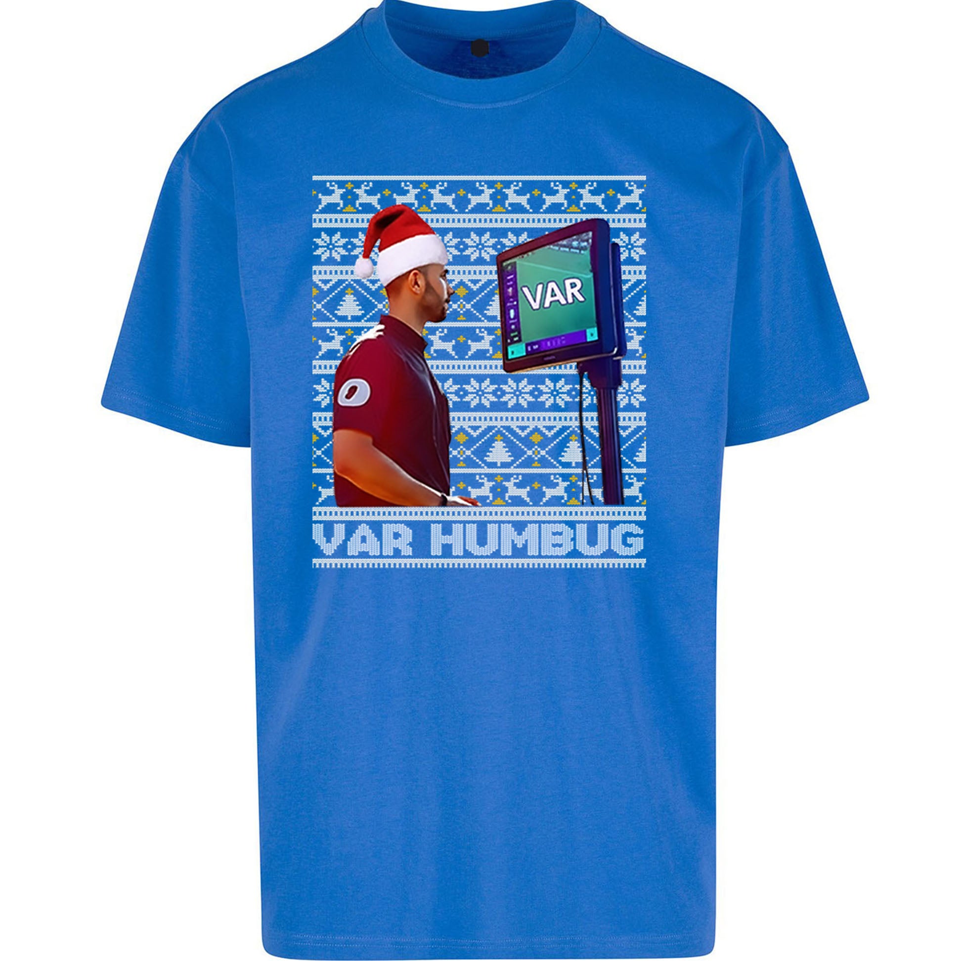 VAR Christmas Oversized T Shirt 