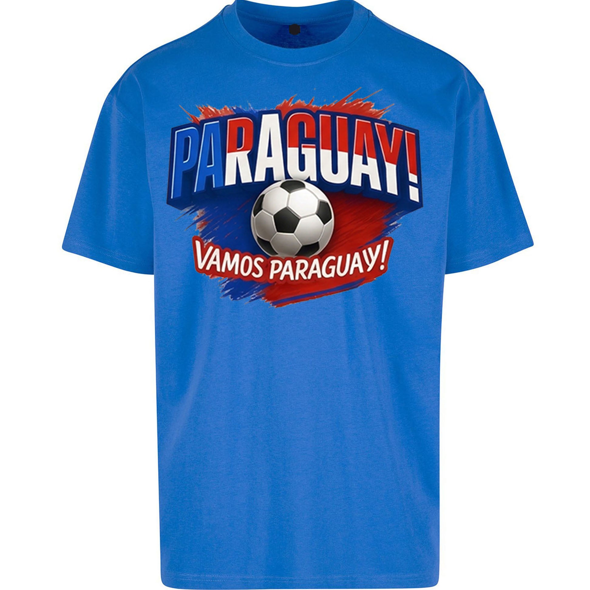 Paraguay Retro World Cup Oversized T Shirt 