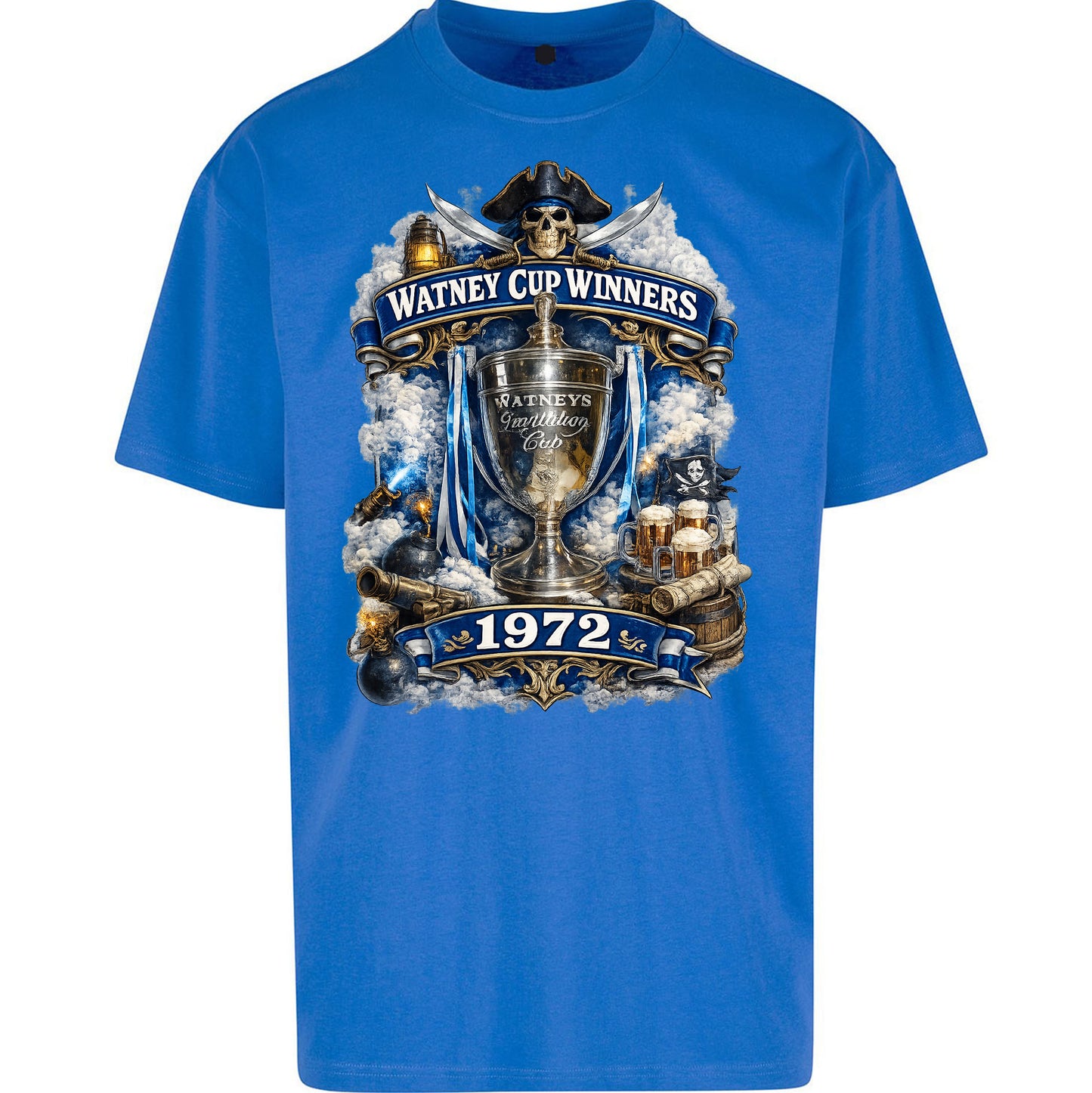 Retro Bristol Rovers Football Oversized T Shirt