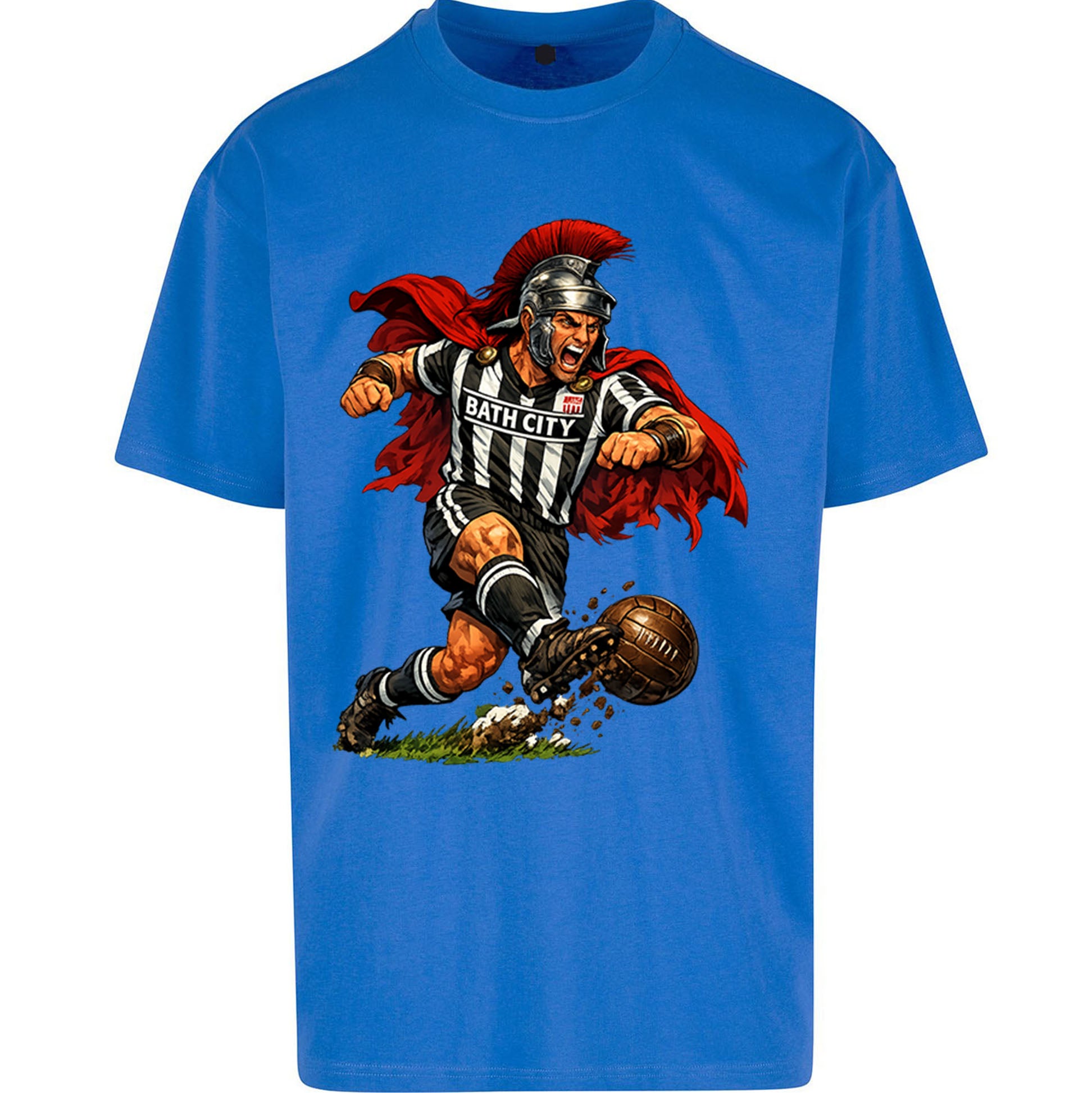 Retro Bath City Football Oversized T Shirt 