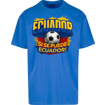 Ecuador Retro World Cup Oversized T Shirt 