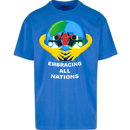 Embracing All Nations Oversized T Shirt