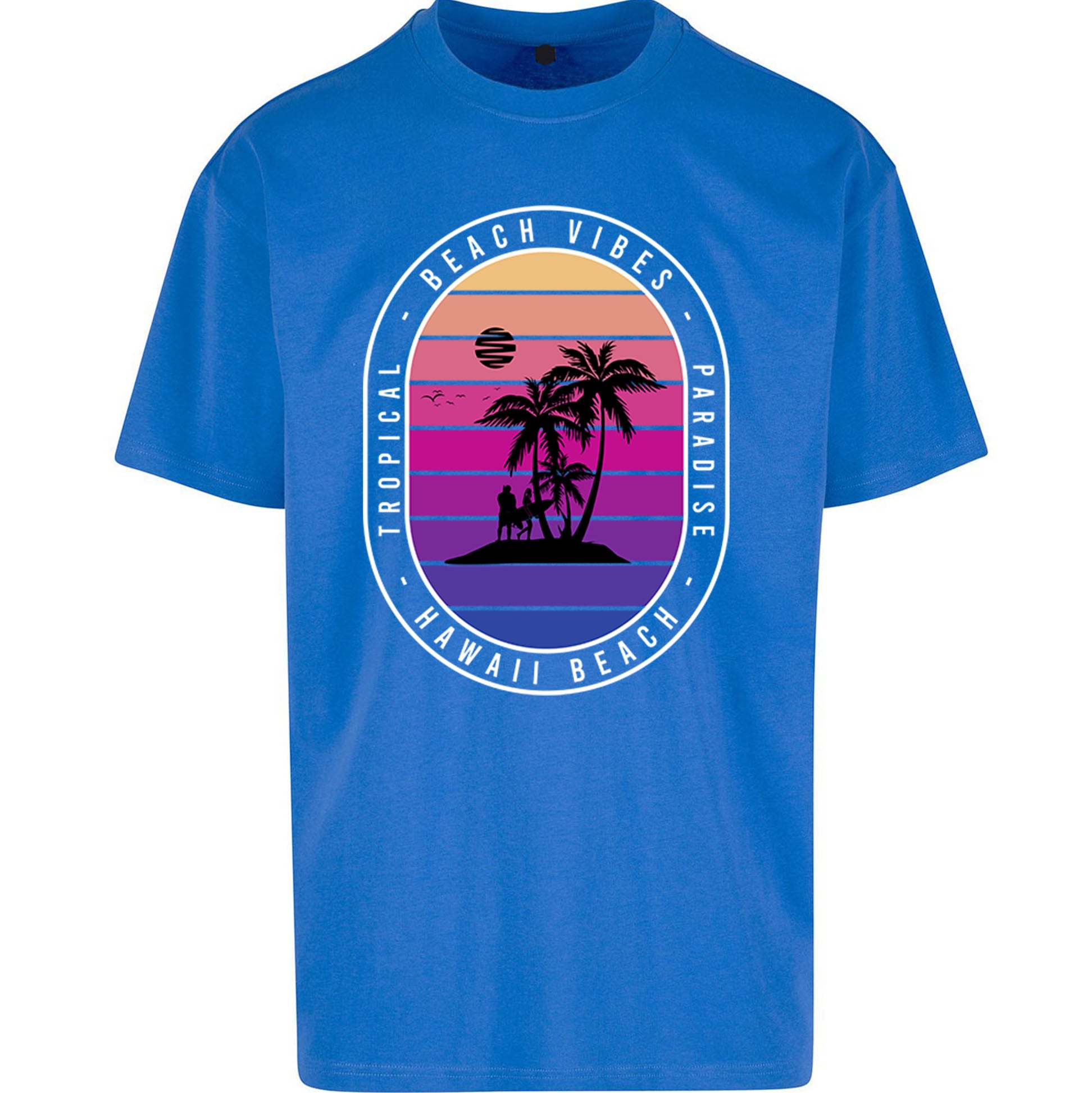 Hawaii Beach Oversized T Shirt