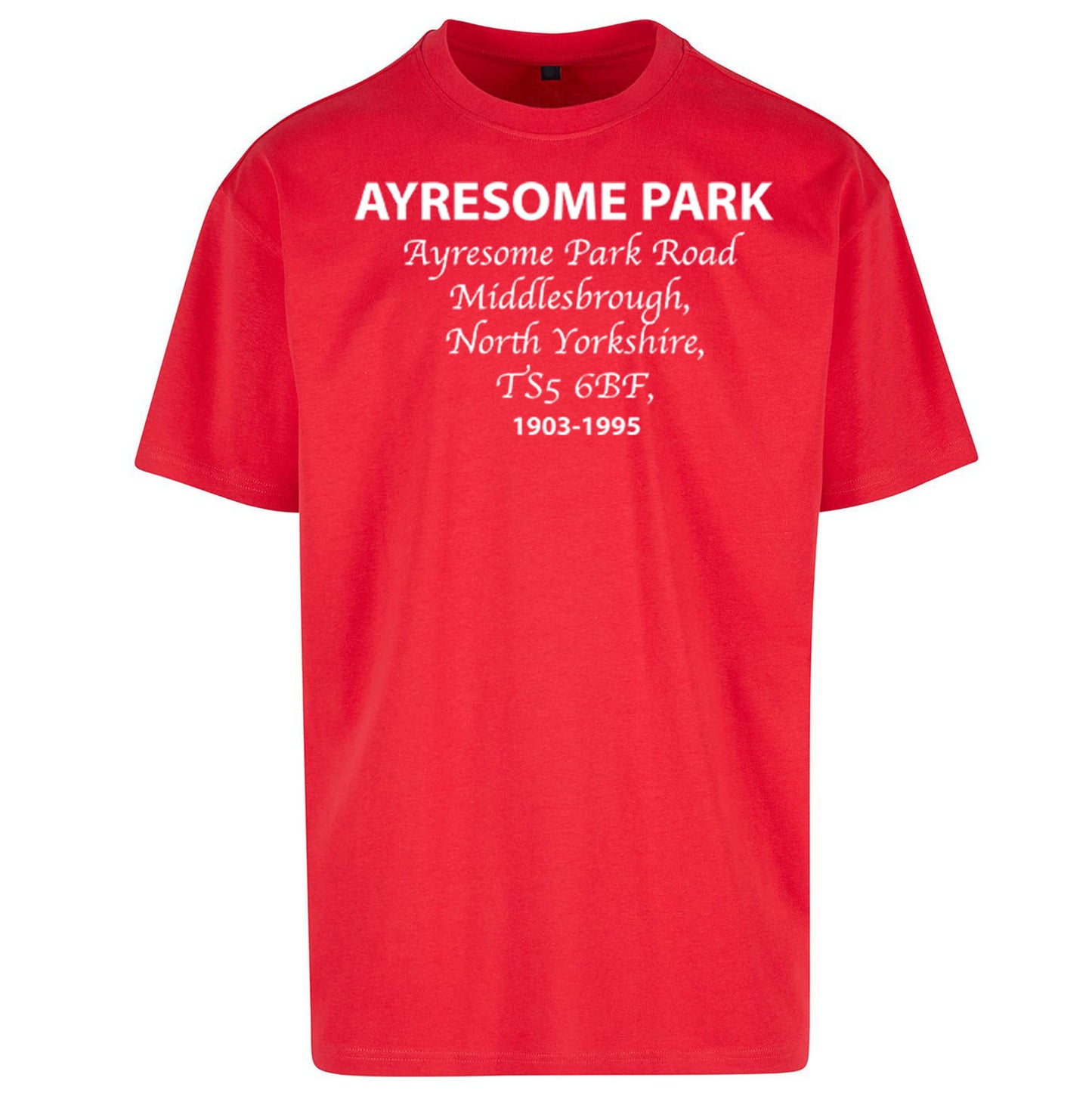 Middlesbrough Ayresome Park Oversized T Shirt