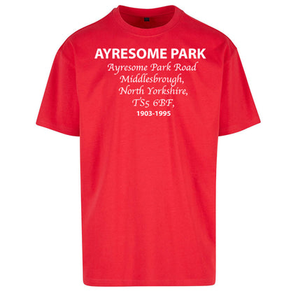 Middlesbrough Ayresome Park Oversized T Shirt
