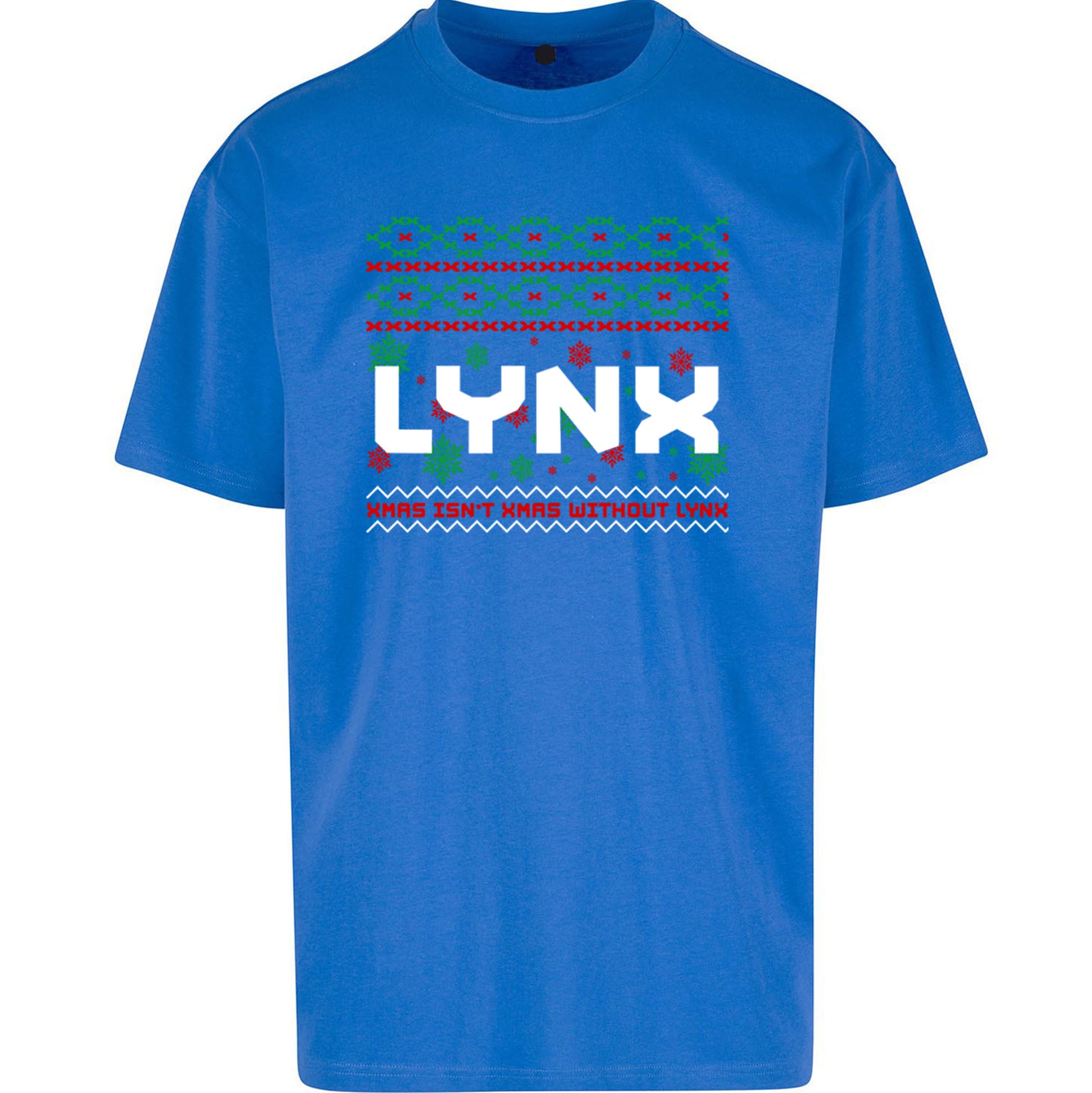 Lynx Christmas Oversized T Shirt