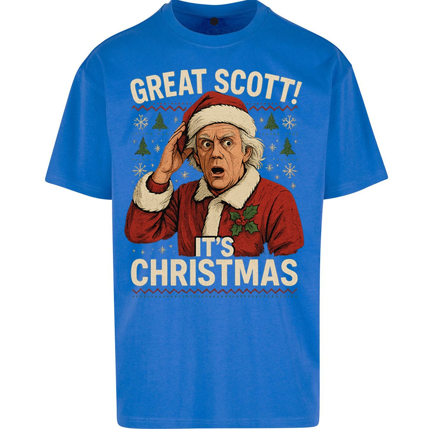 Back to the Future Doc Brown Oversized T Shirt 