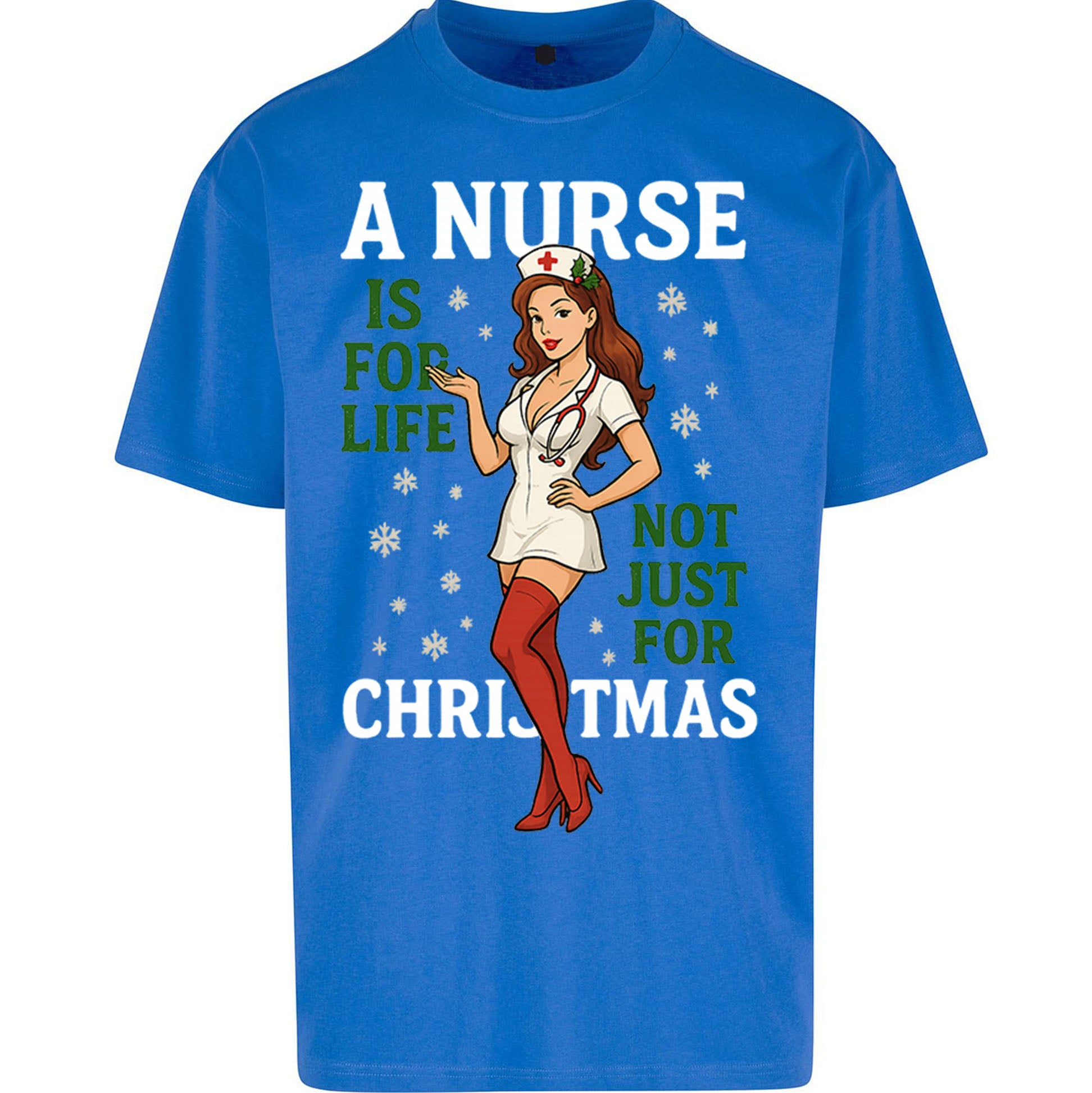 Nurse Christmas Oversized T Shirt
