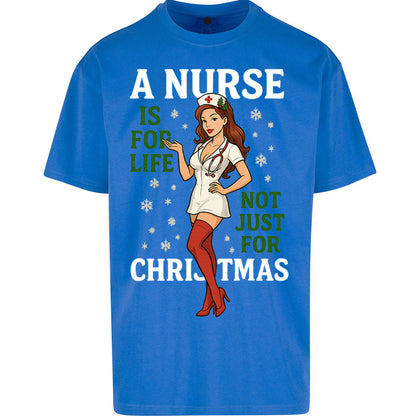 Nurse Christmas Oversized T Shirt