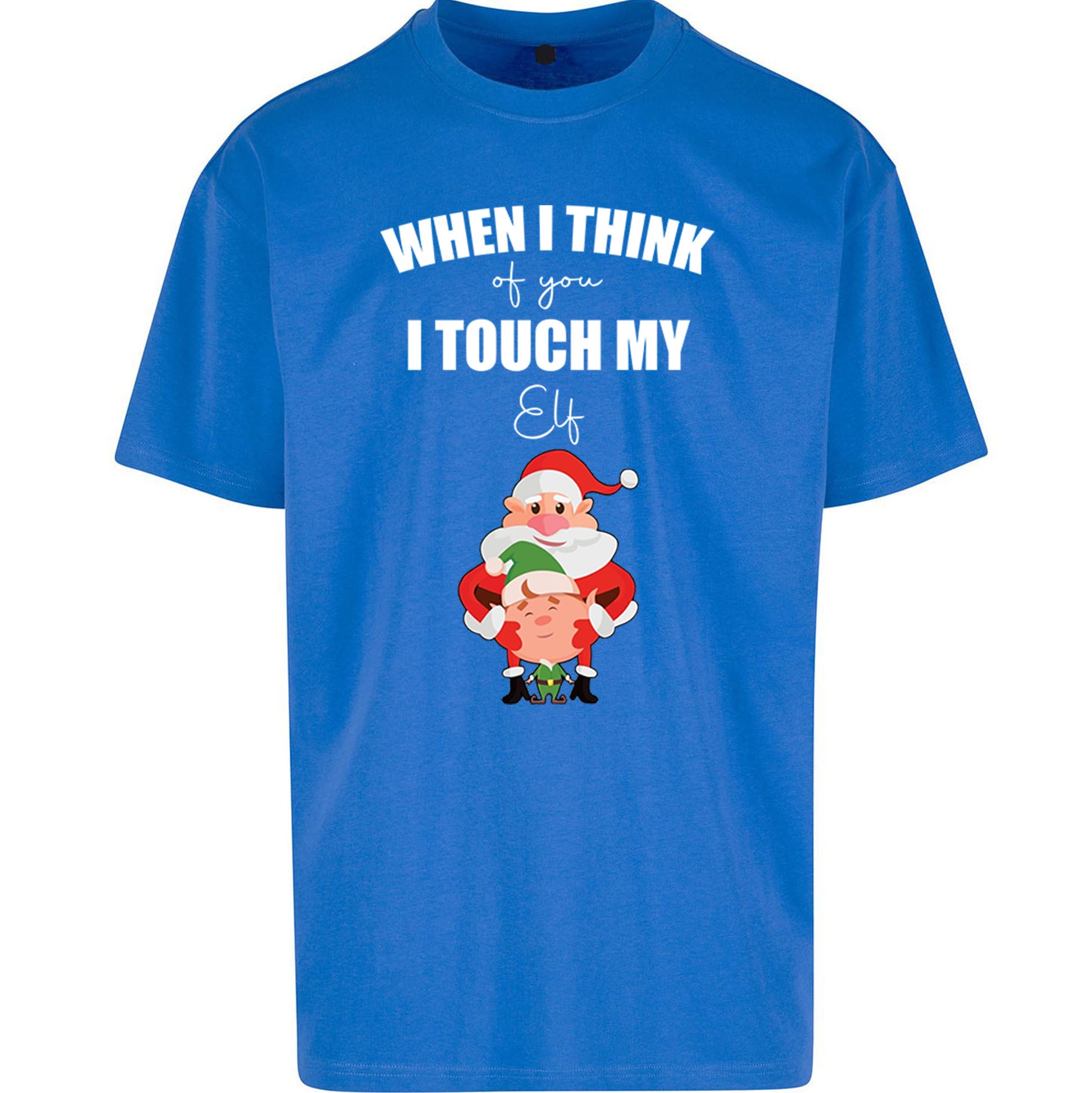 Santa Elf Christmas Oversized T Shirt