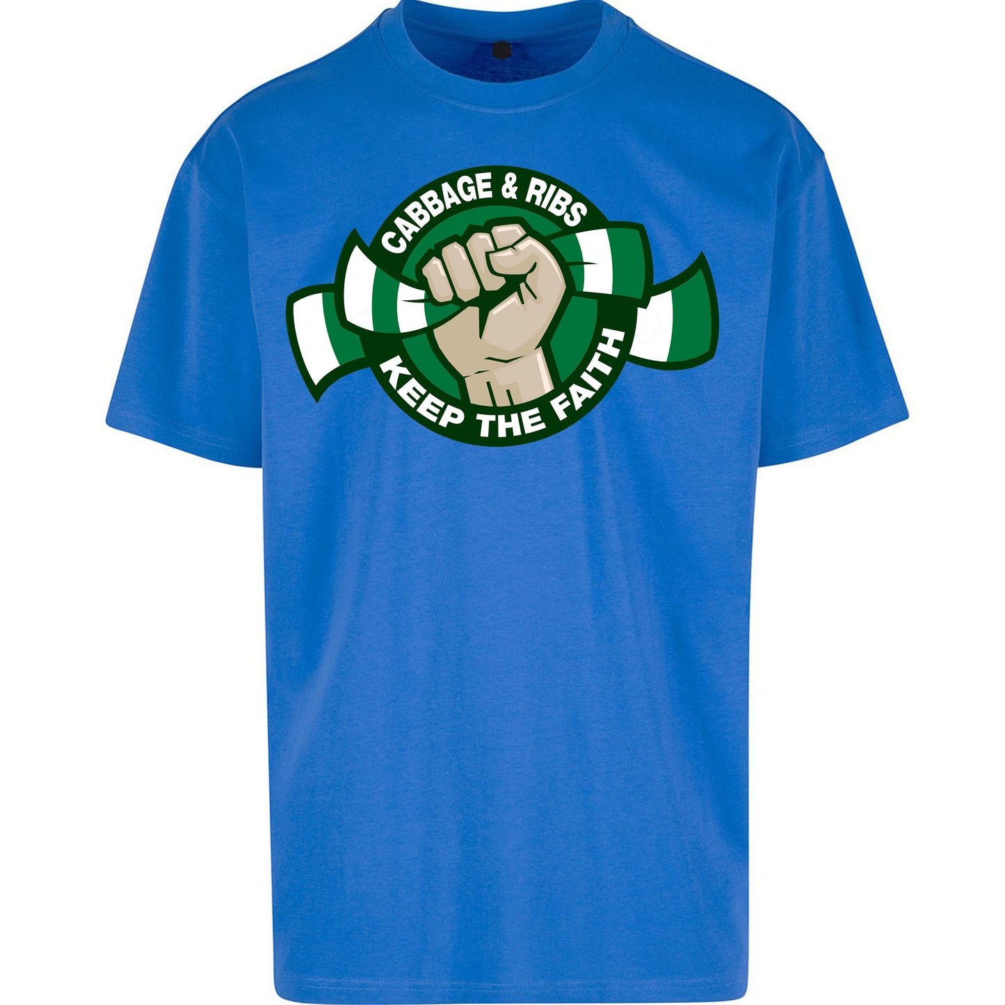 Hibernian Fans Football Oversized T Shirt