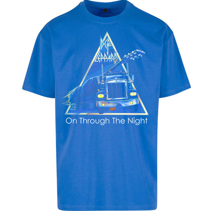 Leppard On Through The Night Oversized T Shirt