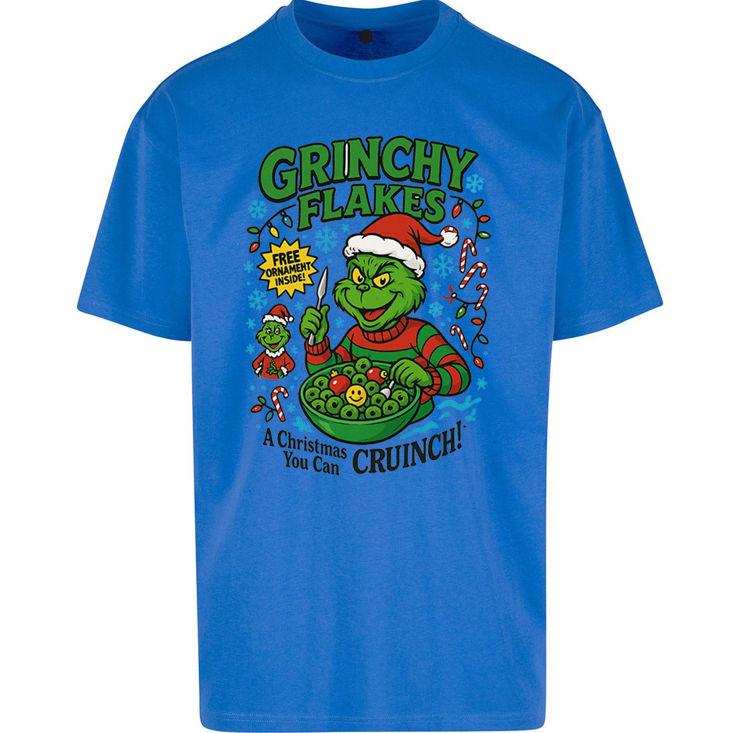 Grinch Christmas Oversized T Shirt