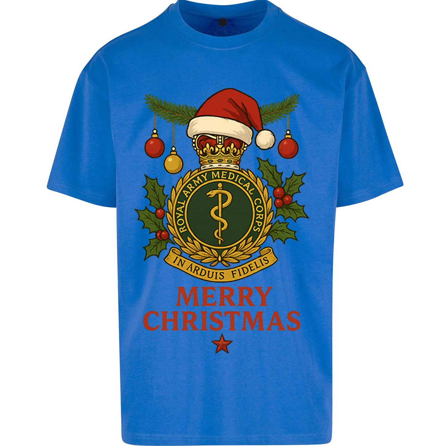 Royal Army Medical Corps Christmas Oversized T Shirt