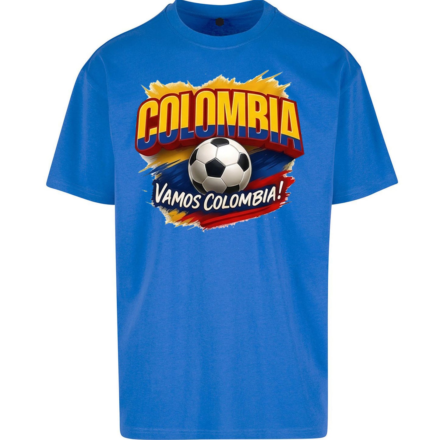Colombia Retro World Cup Oversized T Shirt