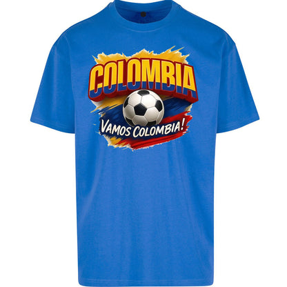 Colombia Retro World Cup Oversized T Shirt
