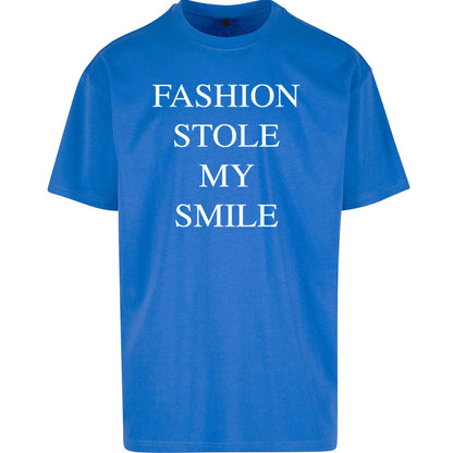 Fashion Stole My Smile Oversized T Shirt