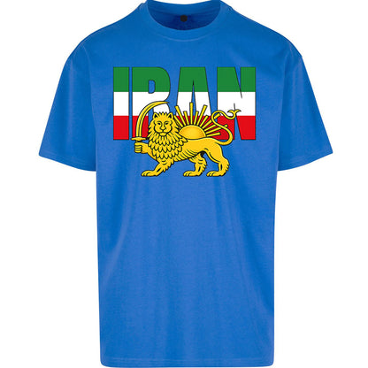 Iran Flag Oversized T Shirt