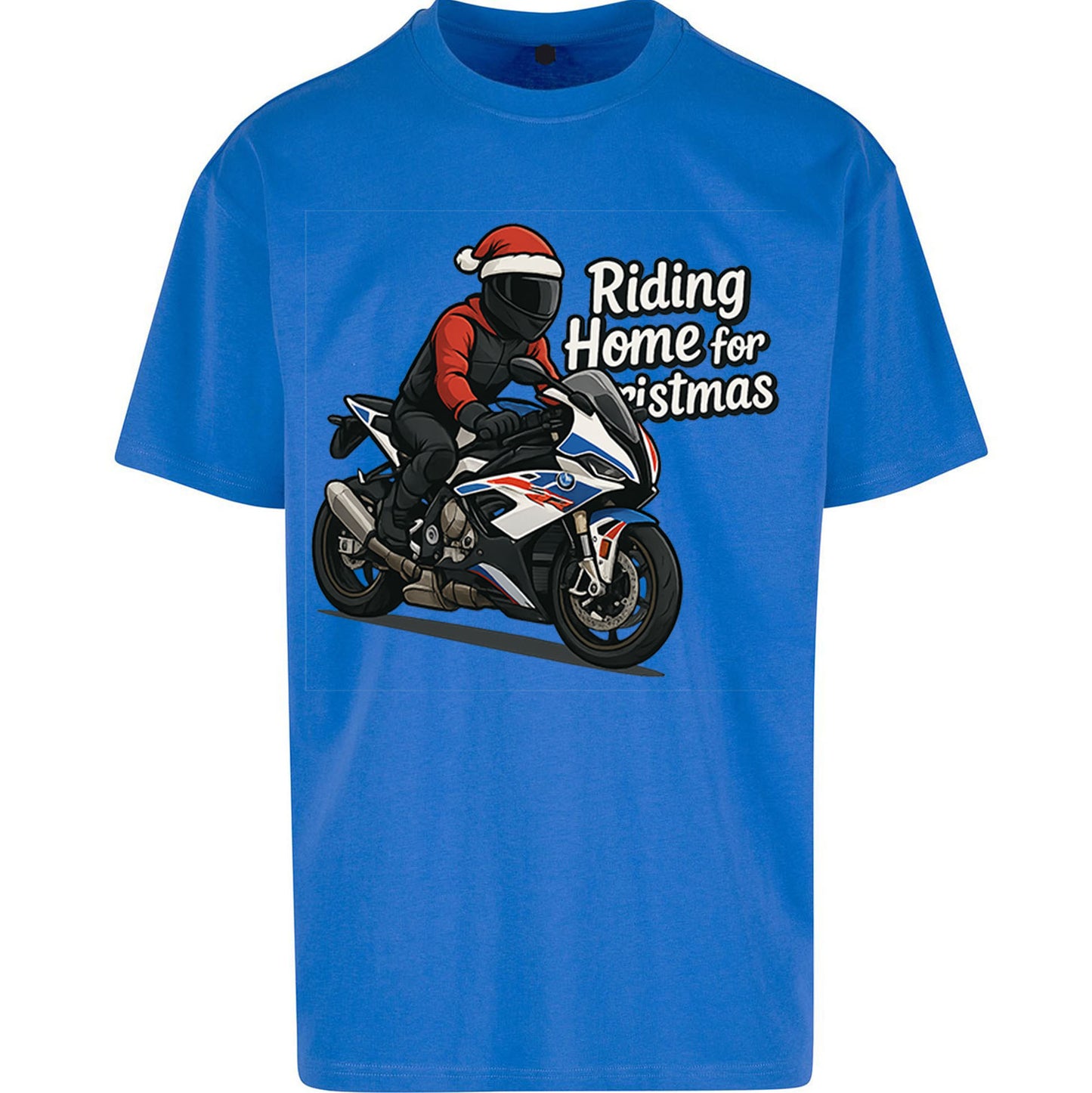 BMW S1000RR Christmas Oversized T Shirt