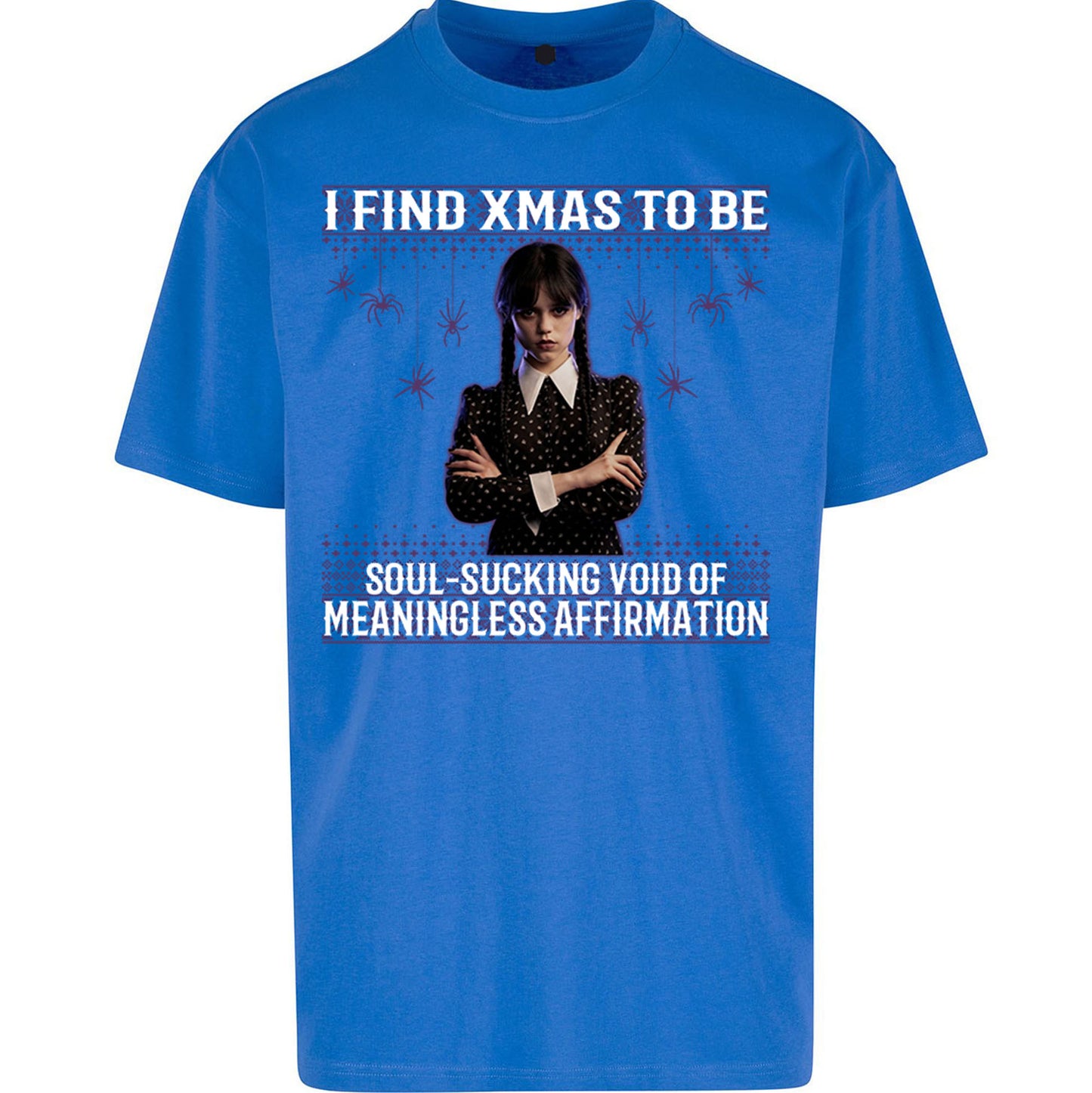 Wednesday Christmas Oversized T Shirt