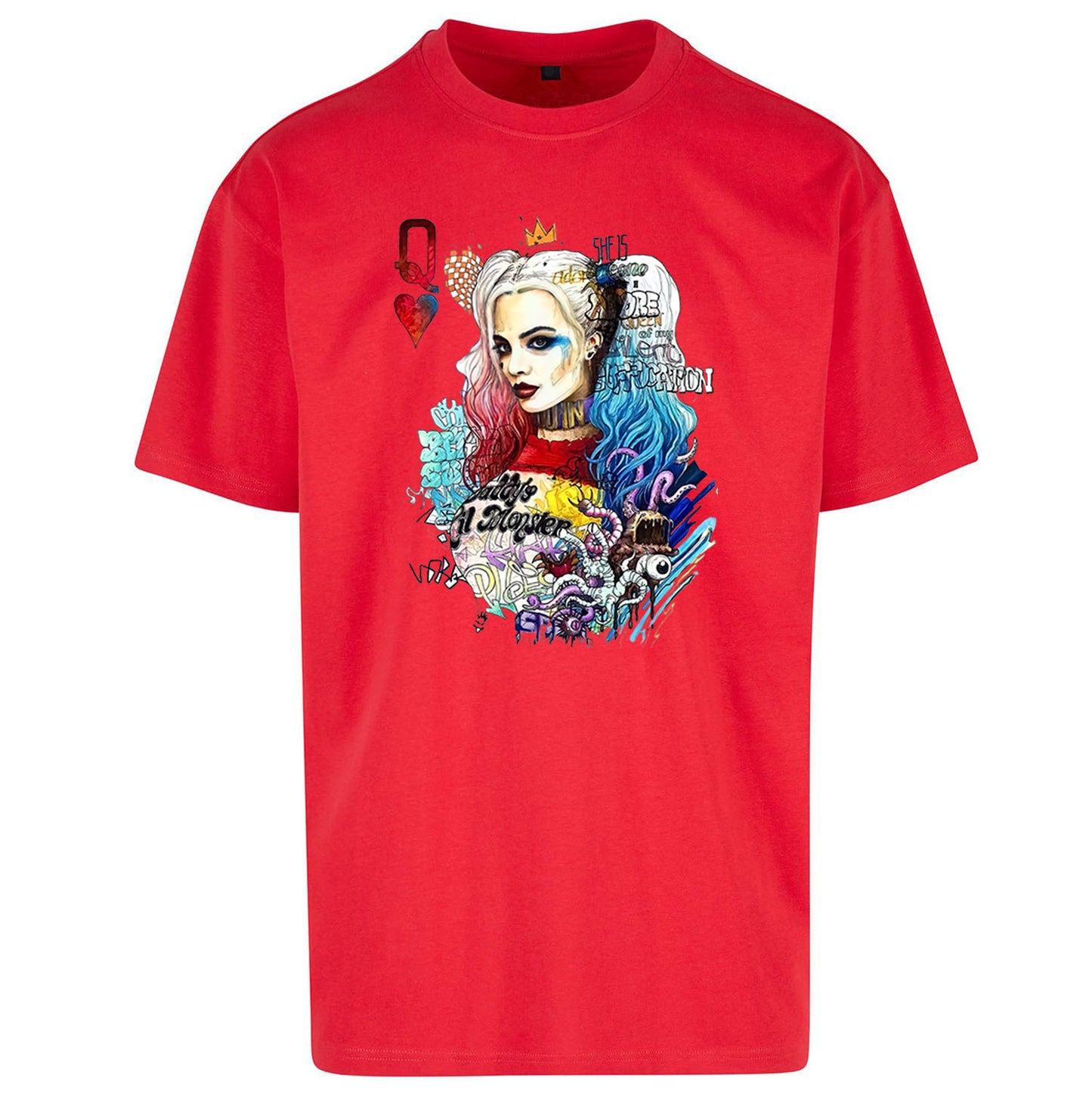 Harley Quinn Oversized T Shirt