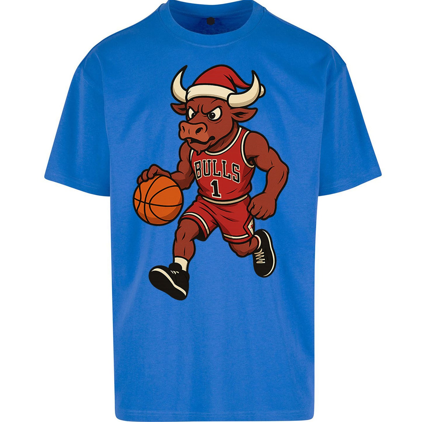 Chicago Bulls Christmas Oversized T Shirt
