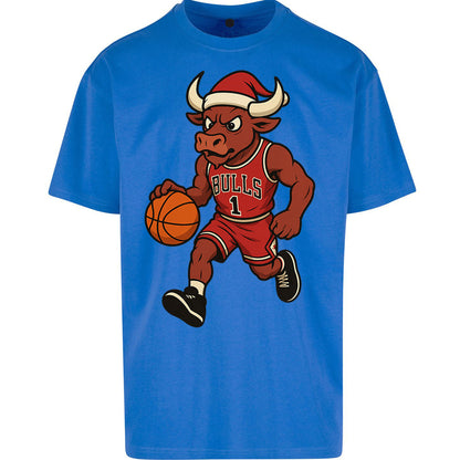 Chicago Bulls Christmas Oversized T Shirt