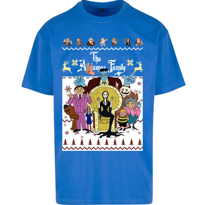 Scary Addams Christmas Oversized T Shirt