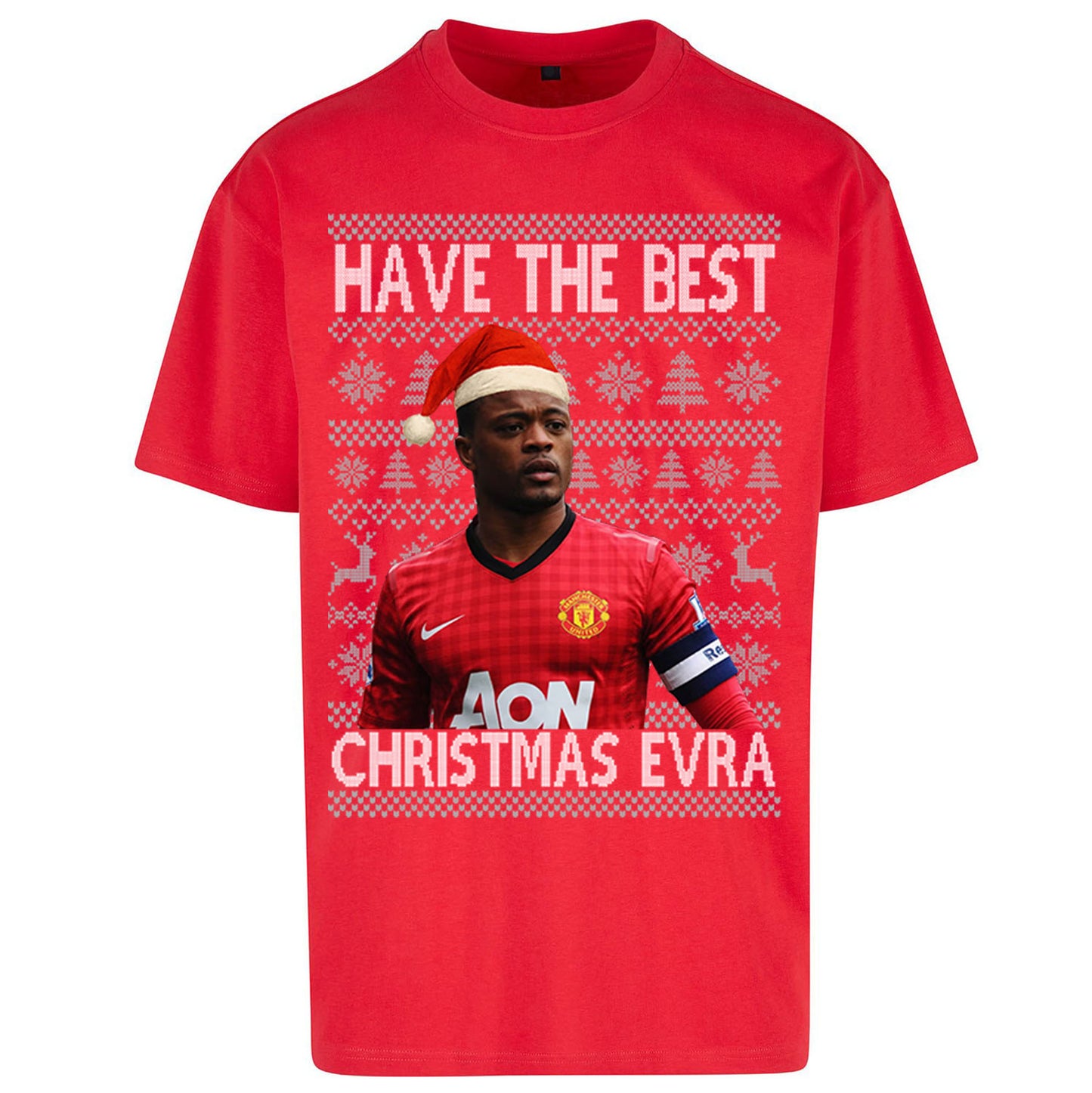 Man Utd Xmas Oversized T Shirt