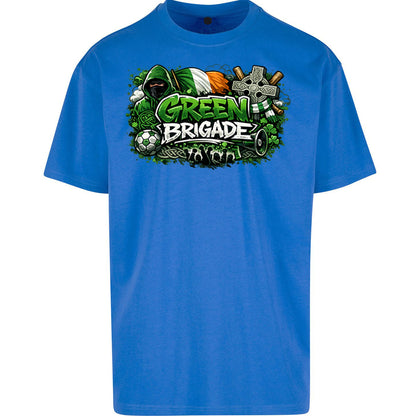 Celtic Green Brigade Football Oversized T Shirt