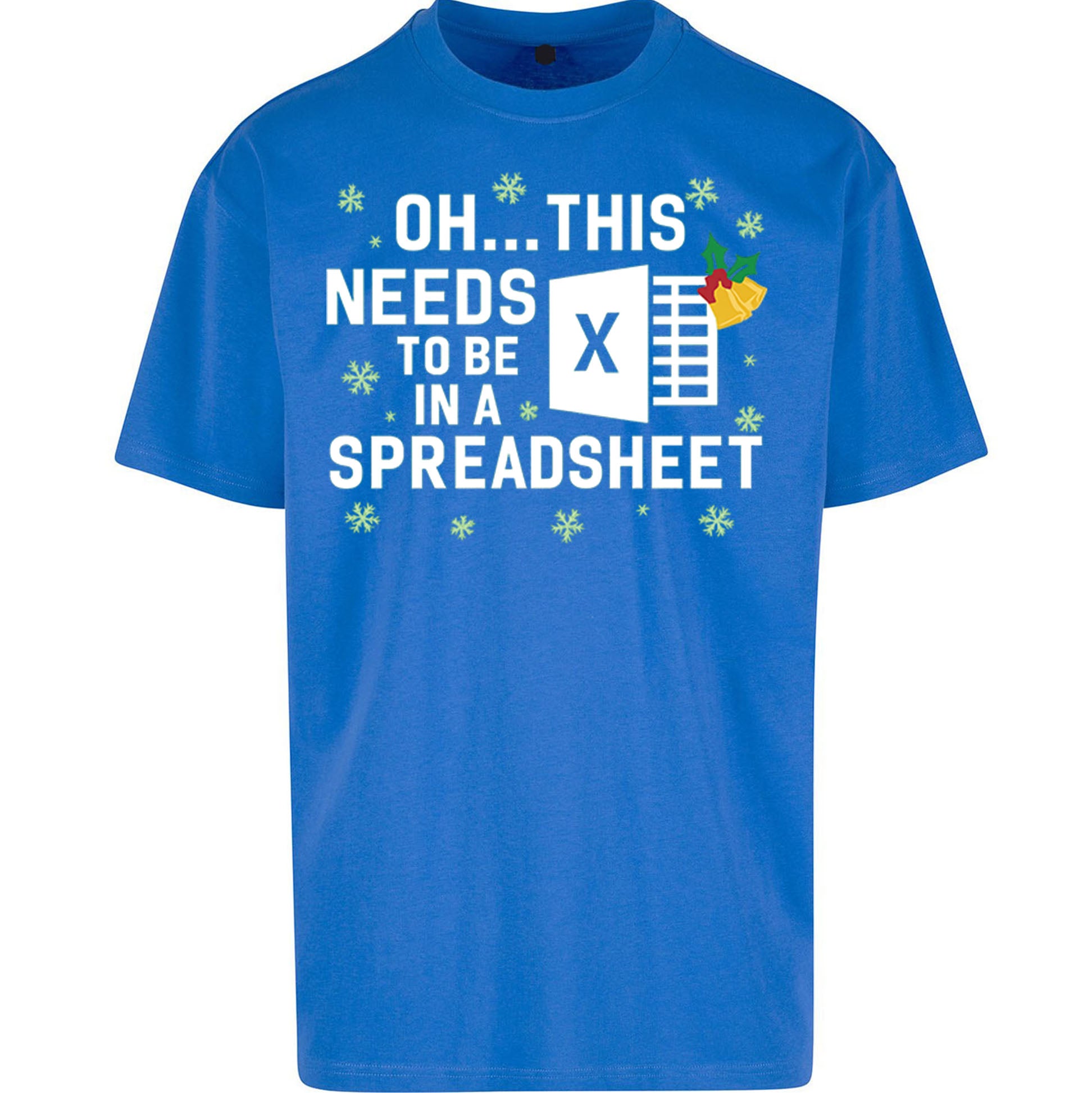 Excel Christmas Oversized T Shirt