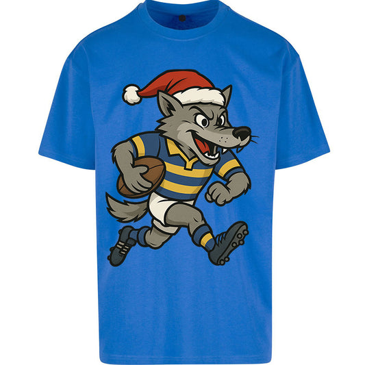 Warrington Wolves Christmas Oversized T Shirt
