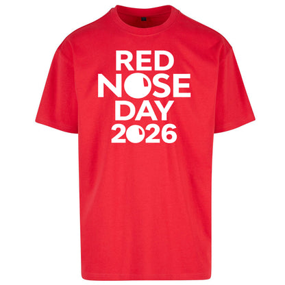 Red Nose Day 2026 Oversized T Shirt