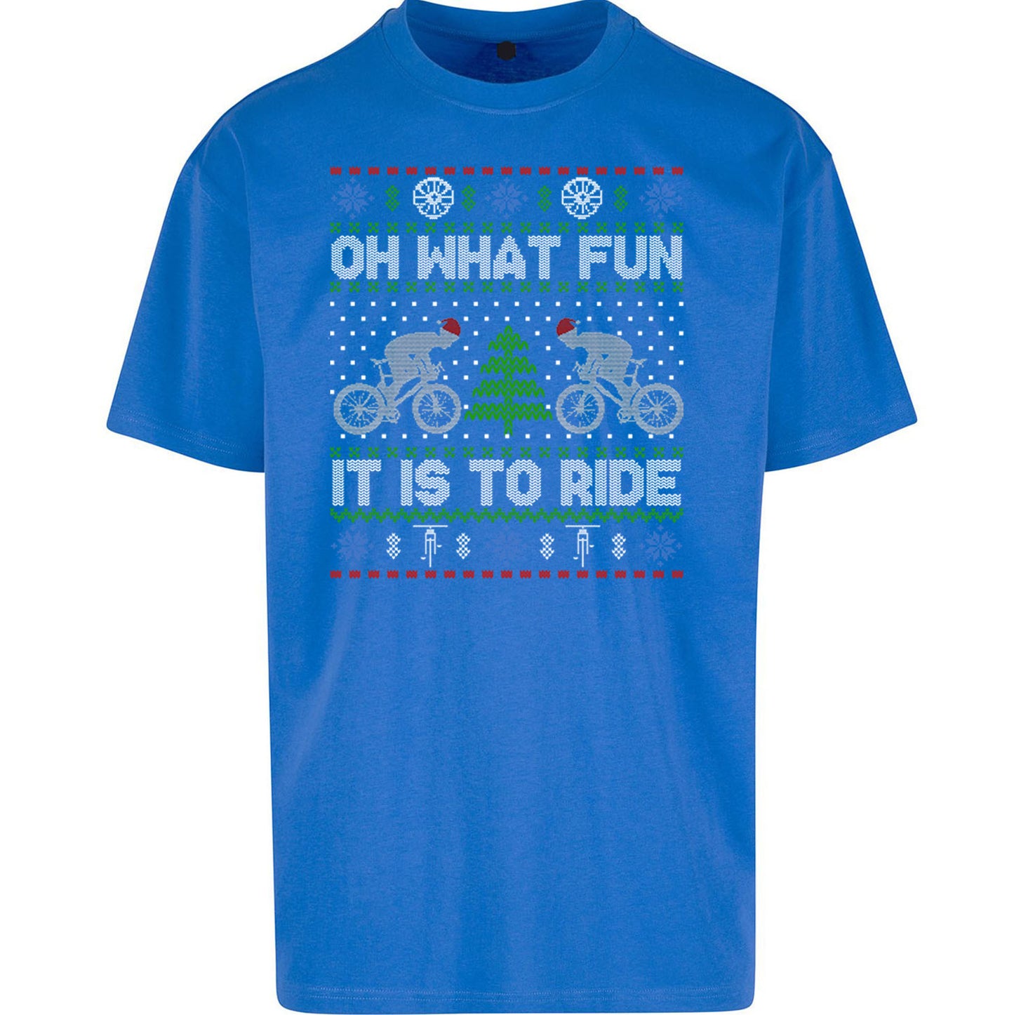 BMX Christmas Oversized T Shirt