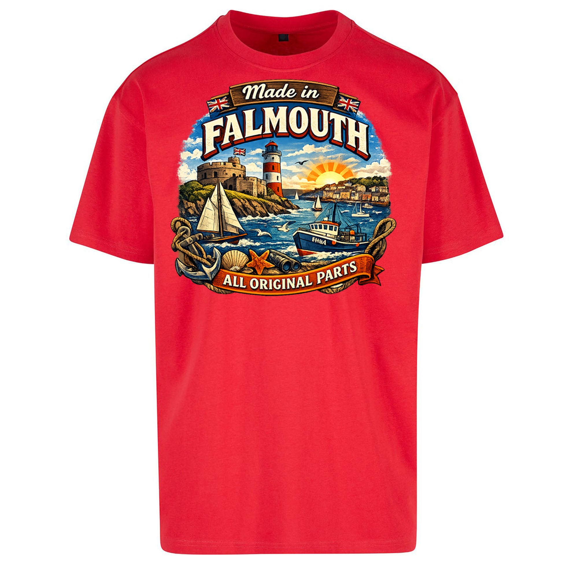 Made In Falmouth All Original Parts Oversized T Shirt