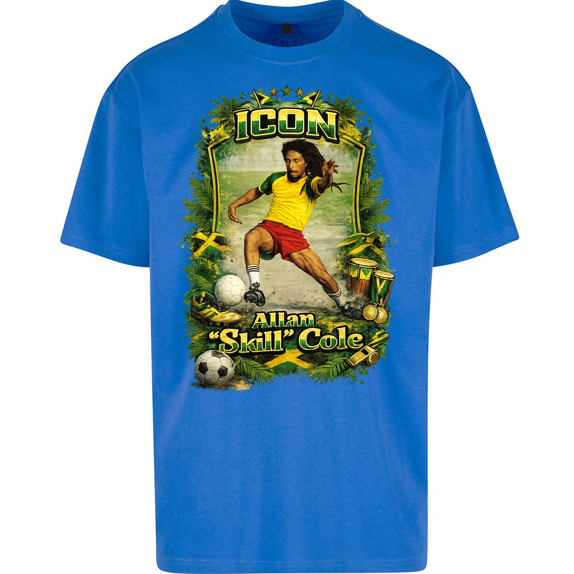 Jamaica Football Oversized T Shirt