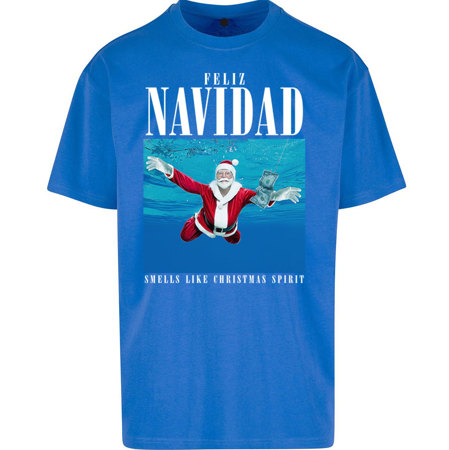 Nirvana Christmas Oversized T Shirt