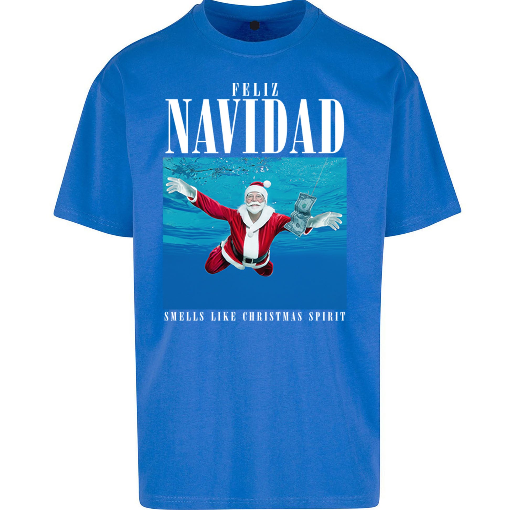 Nirvana Christmas Oversized T Shirt