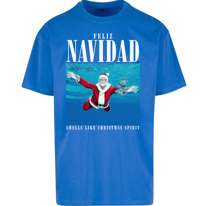 Nirvana Christmas Oversized T Shirt