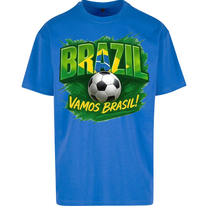 Brazil Retro Football Oversized T Shirt