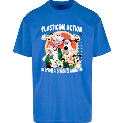 Plasticine Action Figure Oversized T Shirt