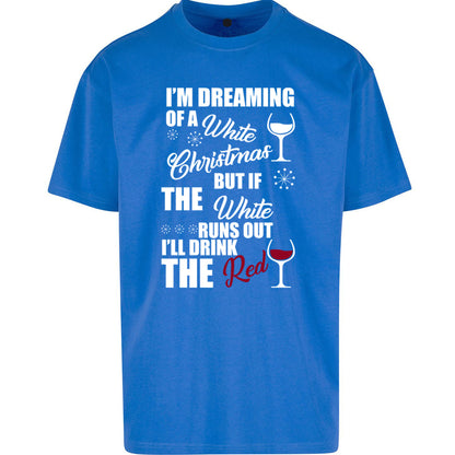 Wine Christmas Oversized T Shirt