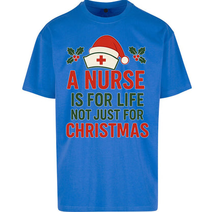 Nursing Christmas Oversized T Shirt