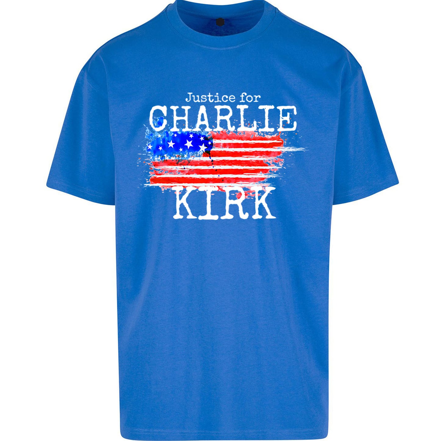 Justice For Charlie Kirk Oversized T Shirt